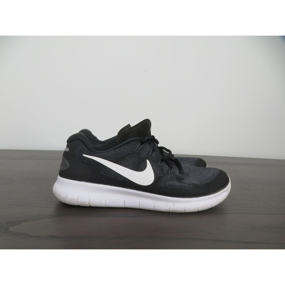 Nike Free RN 2017 Shoes Womens 9.5 Black Running Sneakers 880840-001 Road Gym
